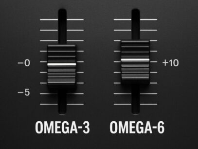An equalizer with omega-3 and omega-6 slideers