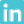 LinkedIn icon in blue